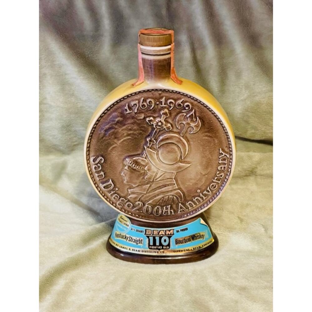 Vintage Jim Beam San Diego 200th Anniversary Collectors Decanter (1969)- EMPTY